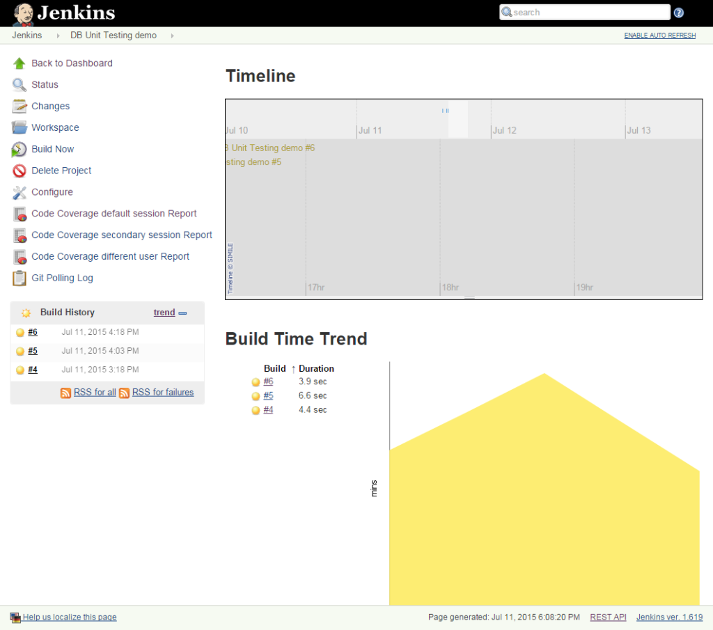 Jenkins-job-timeline