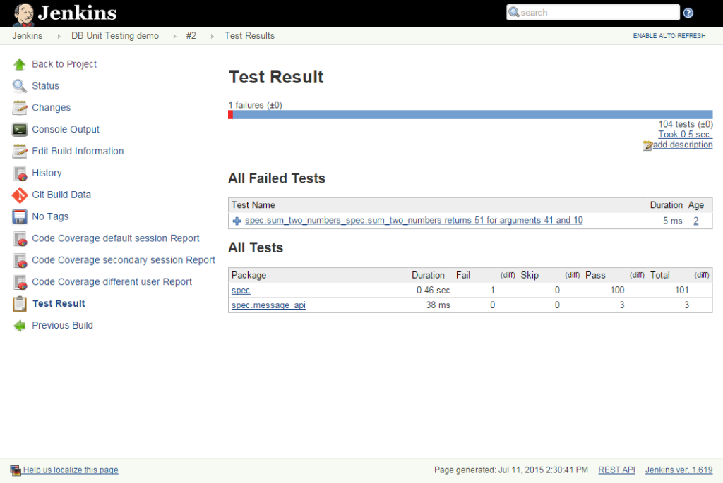 Jenkins-test-results